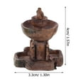 thumbnail image 2 of Clispeed 3Pcs Fountain Table Decor Miniature Resin Fountain Assorted Color Bonsai Craft Outdoor Use, 2 of 7