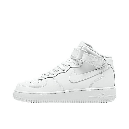 Image of Big Kid s Nike Air Force 1 Mid LE White/White (DH2933 111) - 6