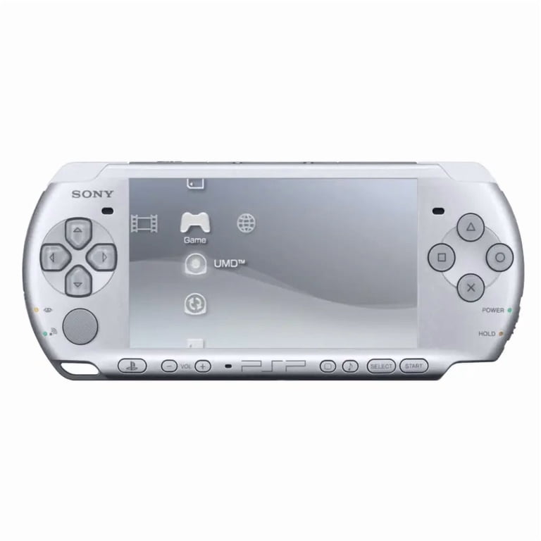 PlayStation, Restored PSP 3000 Handheld Gaming Console, Silver