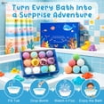 thumbnail image 5 of Bath Intense Surprise Inside Animals Toy Set 12-Pack for Kids - Dissolving Bath Ball with Hidden Figure for Easter Basket Gift - Colorful Fizzing Spa Bath Fizzy for Toddlers Girls Boys, 5 of 9