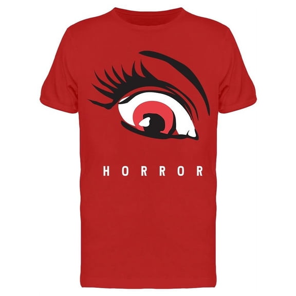 Eye Horror Design T-Shirt Men -Image by Shutterstock, Male Large