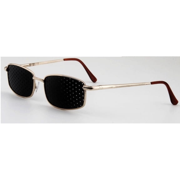 Unisex Full Frame Glasses Perforated Pinhole Metal Eyewear Fashion Glasses For Unisex Style And Comfort Modern