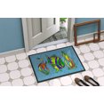 thumbnail image 4 of Carolines Treasures 8570MAT 18 x 27 In. Tropical Fish on Blue Indoor or Outdoor Mat, 4 of 4