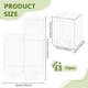 thumbnail image 2 of Paquete de 15 cajas de regalo transparentes de PVC rectangulares de 9,9 x 9,9 x 13 cm para embalaje, regalos, fiestas, bodas y negocios., 2 of 5