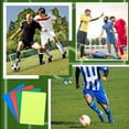 thumbnail image 6 of 1set PVC Referee Penalty Cards Referee Card Sets Soccer Referee for Sports Competition Game Football Penalty Card Mixed Color, 6 of 8
