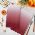 thumbnail image 3 of Red Beige Ombre Kitchen Towels Set of 3, Abstract Modern Art Gradient Soft Microfiber Dish Towels, Absorbent Quick-Dry Washable Dishcloths for Kitchen Cleaning, Drying Dishes, 18x28 Inches, 3 of 9