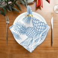 thumbnail image 3 of Iauyy Satin Napkins Set of 4- Hawaiian Pattern 4 DIY Printing Decoration Cloth Napkin- Easy Care for Home/Party, 3 of 8
