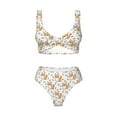 thumbnail image 4 of Daiia Corgi with Hearts Women's Bikini Set Two Piece Swimsuit High Waisted Bikini Adjustable Straps Bikini Perfect for Beach, Pool, and Summer Vacation-XX-Large, 4 of 9