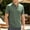 Army Green, variant on Men's Quater Zip Performance Shirt - Ultra Soft Tech Pullover UPF 50+ Breathable Short Sleeve Mock Neck Top Size M-4XL Black