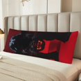 thumbnail image 4 of KLL Ultra Soft Microfiber Body Pillow Cover/Pillowcases 20"x54" with Hidden Zipper Closure-Black Panther Red Background, 4 of 5