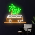 thumbnail image 3 of Handmadetneonsign Camping Van Neon Sign, Camper Led Sign, Beach Camp Led Light, Tropical Island, 3 of 5