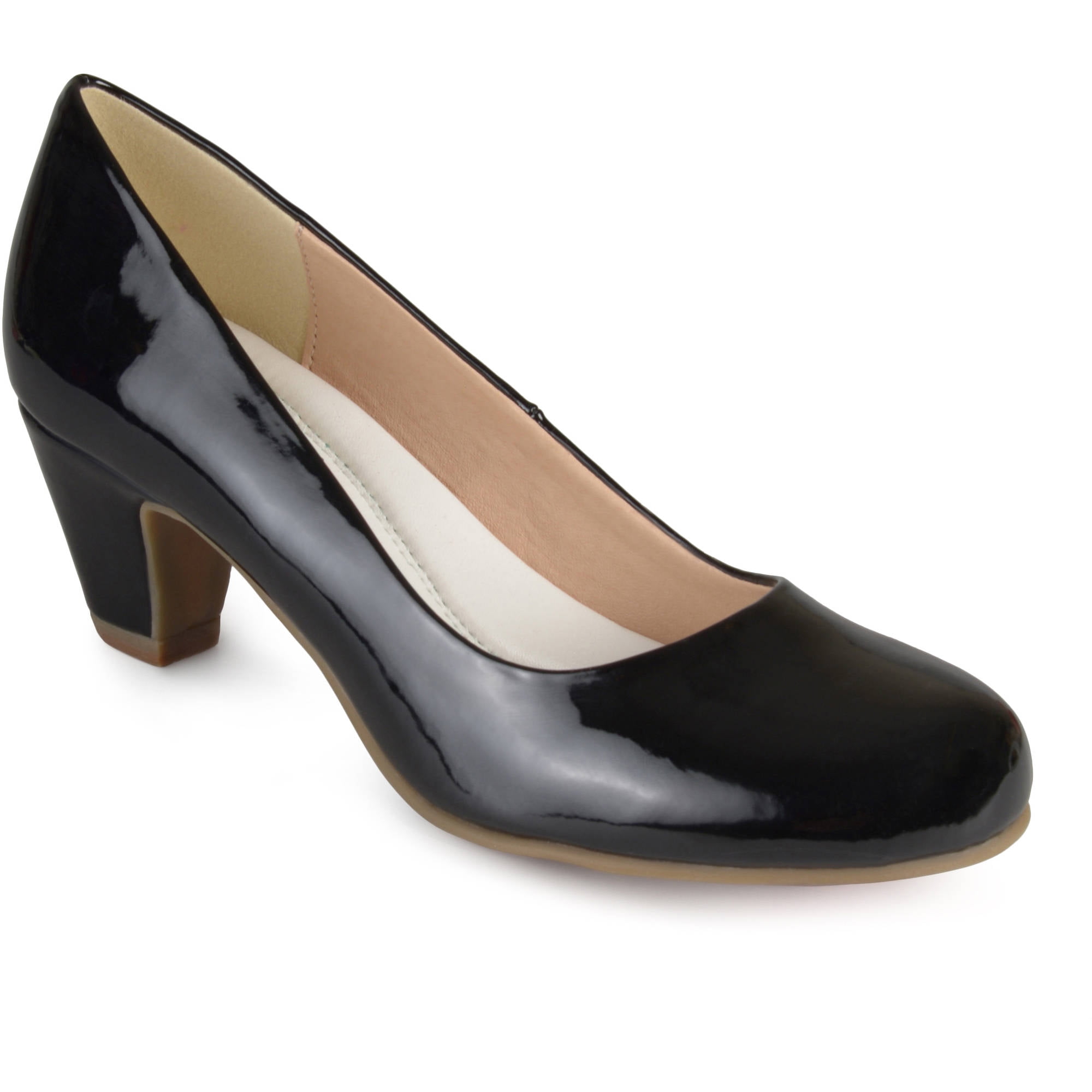 Brinley Co. - Brinley Co. Womens Patent Comfort Fit Classic Pumps ...