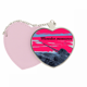 thumbnail image 1 of Lluvias torrenciales en el norte de Dominica Bolsa de viaje Mirror maquillaje corazón rosa, 1 of 4