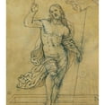 thumbnail image 2 of Sodoma 15x17 Gold Ornate Wood Frame and Double Matted Museum Art Print Titled - The Resurrection (1535), 2 of 4