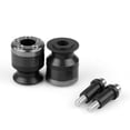 thumbnail image 3 of Universal Motorcycle CNC Carbon Fiber 6mm Swingarm Sliders Spools Gray, 3 of 3