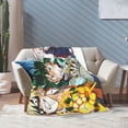 thumbnail image 6 of My Hero Academia Blanket, Anime Throw Blanket For Couch Sofa Bed, Soft Cozy Lightweight Warm Flannel Blanket, Home Decor, Anime Gifts For Boys Girls Kids Teens, 40"X30", 6 of 9