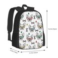 thumbnail image 3 of Daiia Cute French Bulldog Backpack for Men and Women -Durable Backpack Large Capacity, Water-Resistant Bag with Adjustable Straps and Laptop Compartment, 3 of 9