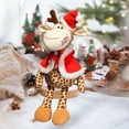 thumbnail image 6 of Stuffed Animal Cute Plush Toy for Toddler,Christmas Deer Doll Gifts Shopping Mall Decorations Plush Toys Ornaments Father Christmas Gifts,Gift for Kids, 6 of 7