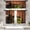 Wine, variant on Red Wine Kitchen Window Curtains Valance and Tier Set 36 Inch, Grapes Glasses Wooden Vintage Rod Pocket Short Tier Curtain, Retro Small Cafe Drapes for Kitchen Decor