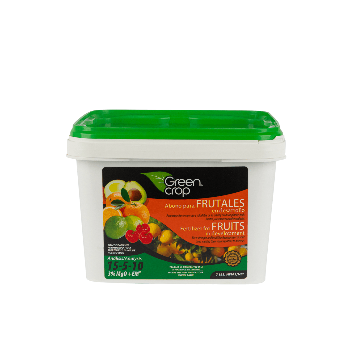 Green Crop 15-5-10 Fruit & Vegetable Fertilizer with 3% Mgo