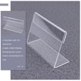 thumbnail image 4 of UPKOCH 25Pcs Clear Acrylic Sign Holders with Tilt Stand for Wedding Table Display, 4 of 8