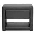 thumbnail image 2 of Mesa de Noche Tapizada Baxton Studio Massey Negra, 2 of 4