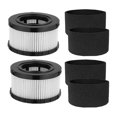 thumbnail image 1 of DC5151H HEPA Filter Compatible for DC5151H DC515 DCV517 DCV517B Wet Dry Vacuum, with Foam Sleeve Fil, 1 of 5