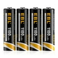 thumbnail image 6 of EBL 8Packs AA 1100mAh Rechargeable Batteries 1.2v  NiCd Battery for Garden Solar Light with Charger, 6 of 9