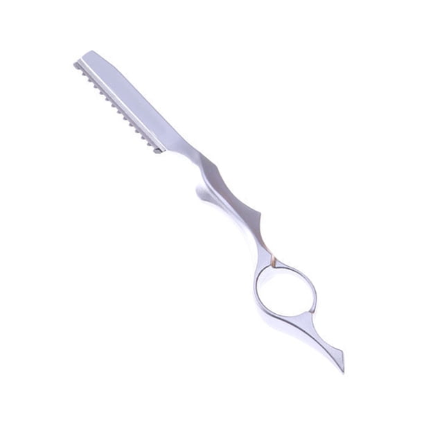 Cuchillo de adelgazamiento para peluquería y barbería-Plata