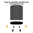 thumbnail image 4 of BeesClover Jardinière Roulante avec Réservoir d'Arrosage Automatique – Bac de Jardin en Acier Galvanisé Robuste, Roues Verrouillables pour Patio, Usage Intérieur et Extérieur – Compatible avec la Mobilité, Conception Sans Pliure, 4 of 7