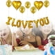 thumbnail image 4 of Matsuzay Globo con letras de amor, confesión del Día de San Valentín, globo con corazón de amor, monograma de película de aluminio, decoración para Kits de decoración para fiestas Dorado Matsuzay HA8818-01B, 4 of 6