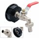 thumbnail image 2 of Adaptador IBC de 1000L, adaptador de tanque IBC, adaptador de tanque S60X6, grifo de jardín de latón, conector de manguera de combustible y aceite de 1/2" JAMW Sencillez, 2 of 5