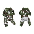 thumbnail image 2 of Dog Pajamas for Small Dog Boy Girl Camo Flannel Puppy Pjs Fleece Dog Pajama Jammies Winter Warm Dog Clohtes with Legs Pet Doggie Onesies Jumpsuit, 2 of 4