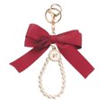 thumbnail image 1 of Qarigey LLavero nuevo gran Bowknot perla Metal llaves anillo accesorio colgante elegante sólido encontrar ganchos colgantes para almacenamiento Viajes, Equipaje y Accesorios Varios Tipo-03 Qarigey AP018166-03, 1 of 6