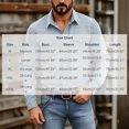 thumbnail image 3 of Fwqbns Men's Western Button Down Long Sleeve Denim Shirt, Lightweight Stretchy Fabric, Casual & Outdoor Wear, Available in Multiple Colors, 3 of 8