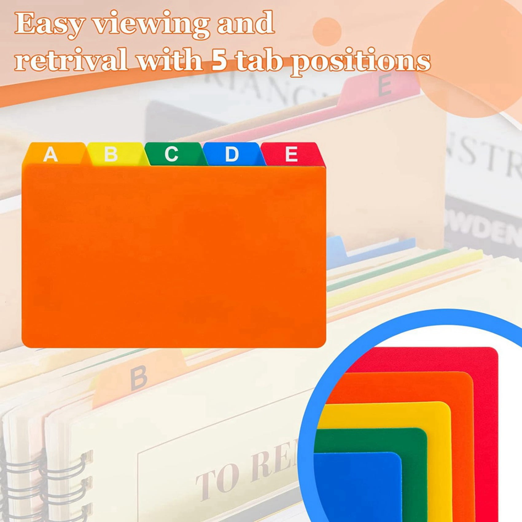 2X Index Card Holder with Dividers and Ruled Index Cards, 60 Index Card Dividers 600 Ruled Index Cards 3 X 5Inch