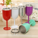 thumbnail image 2 of Copa de vino de acero inoxidable de doble capa, color rojo, gran capacidad, 2 of 8