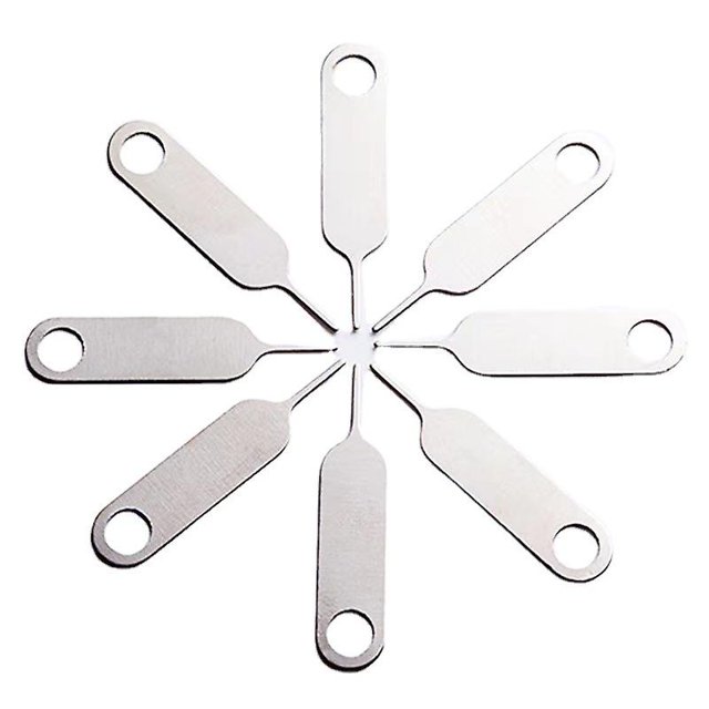 Pin de expulsión de tarjeta SIM de 8 pines: extractor de bandeja de tarjeta SIM compatible con (iPhone 14, 13, X, Pro y todas las series de iPhone), Samsung y todos los dispositivos inteligentes