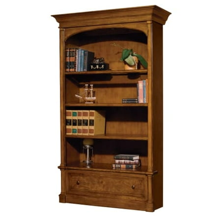 UPC 643218220251 product image for Hekman 79104 Urban CEO 50 Inch Wide Wood Lighted Bookcase with Four Tiers and On | upcitemdb.com