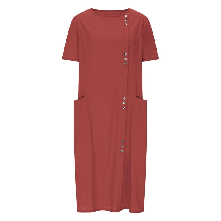 chinese dress ladies Frank & Eileen Lily Popover Henley Tank Maxi Dress in British Royal Na