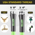thumbnail image 3 of KOTTO Heavy Duty Expandable Garden Hose, Lightweight Water Hoses for Outside, Leak-Proof, Green, 100ft, 3 of 5