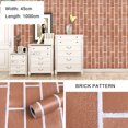 thumbnail image 3 of Stone brick peel and paste wallpaper - Masonry wallpaper - 3D artificial texture masonry appearance, 3 of 5