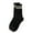 Black, variant on Xinwanna 1 Pair Women Socks Ribbed Cuffs Twist Textures Sweat-absorbent Elastic Socks Autumn Winter Mid-tube Thick Warm Socks (Coffee,One Size)