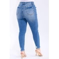 thumbnail image 3 of Jeans skinny con destrucciones /Tallas Extras, 27888 (Azul medio) azul 38, 3 of 5