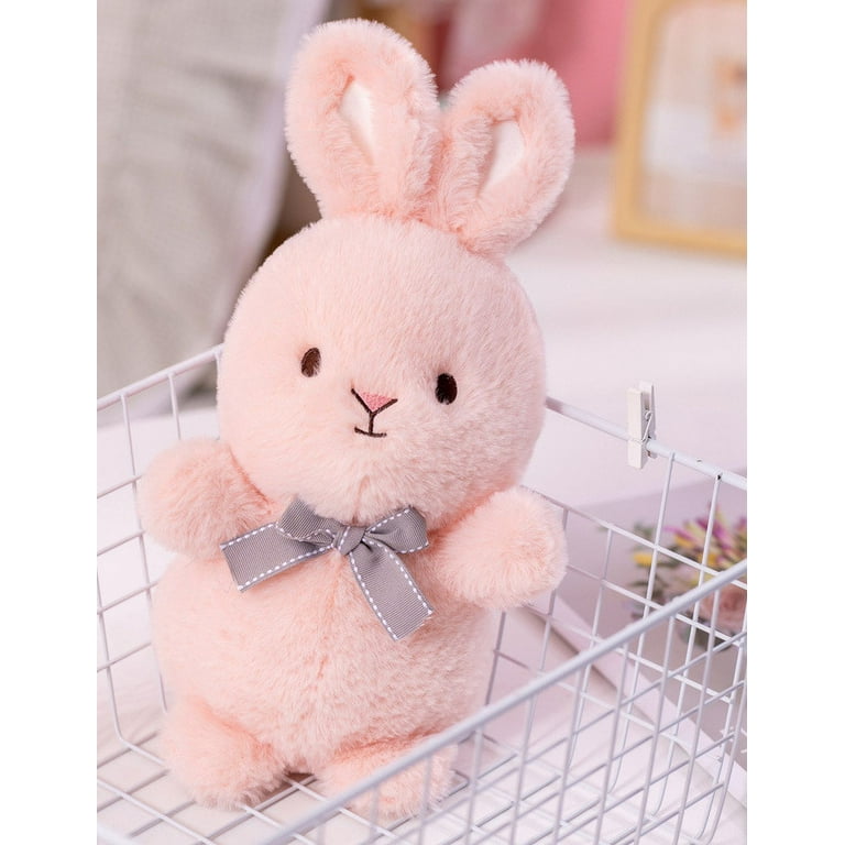 Bunny Stuffed Animals Bulk Bunny Rabbit Plush Toys 6.9 Inch Fluffy Bunny Plush Animals Cute Bunnies with Bow Tie for wedding Boys Girls Birthday Party Favors Walmart