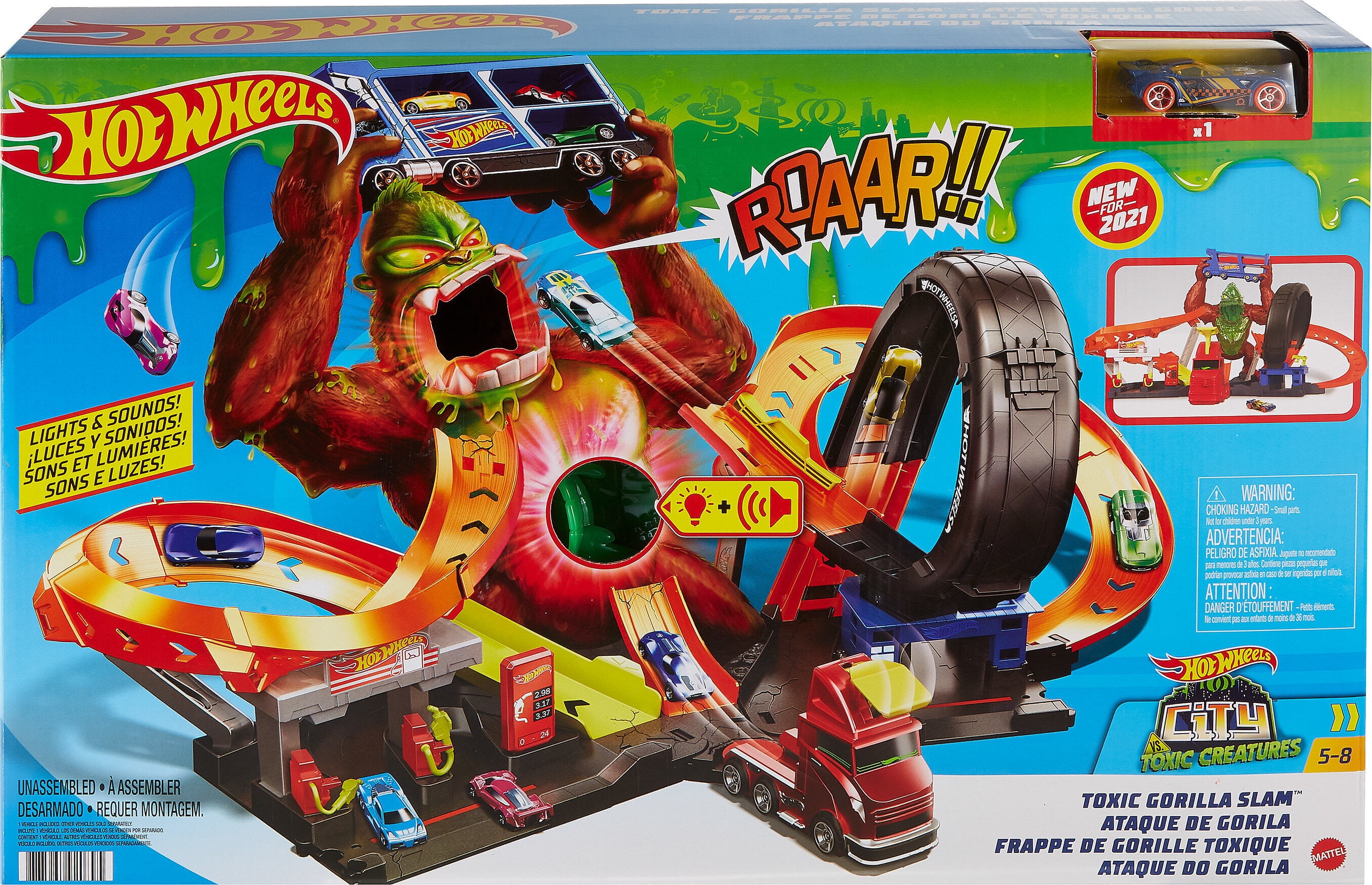 Carrinho Hot Wheels Flight '03 Gorilla Attack Escala 1:64