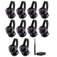 thumbnail image 1 of Auriculares inalámbricos Silent Disco LED con luz intermitente AYVVPII, 1 of 9