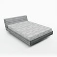 thumbnail image 2 of Ambesonne Geometric Fitted Sheet, Realistic Brick Look Art, Full Size, Pale Grey, 2 of 5