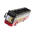 thumbnail image 2 of pitrice 1:32 Diecast Car Toy Pull Back Double Decker Sightseeing Bus Model Red, 2 of 7