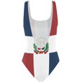thumbnail image 4 of Womens Swimsuits Black American Flag One Piece Tankini Girls Monokini, 4 of 6